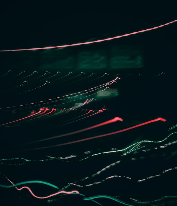 Abstract glowing lines representing movement and energy flow